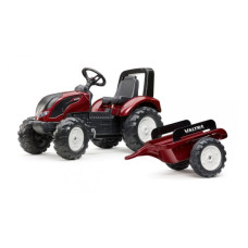 Детский трактор на педалях Falk 4000AB VALTRA S4 красный